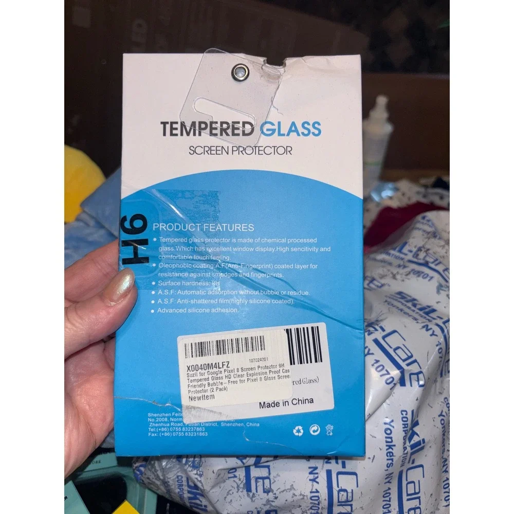 Suzili Google Pixel 8 Screen Protector Tempered Glass 9H Hardness 2 Pack